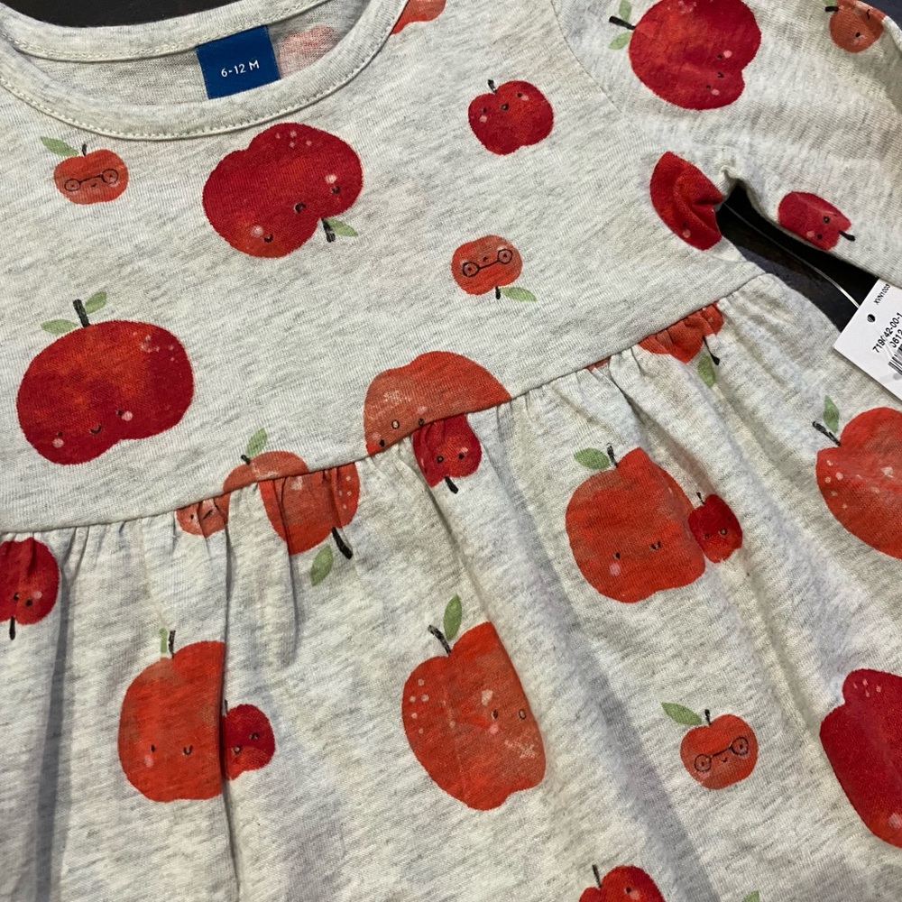 Baby Girl 🍎 🍎 🍎 Dress Size 6-12M - Picture 3 of 4